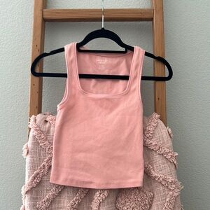 American Eagle Outfitters Square Neck Ribbed Tank